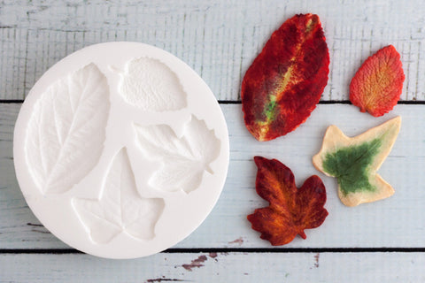 Leaves Silicone cupcake Mould - ivy mould-leaf craft mould-Ellam Sugarcraft Moulds For Fondant Or Chocolate