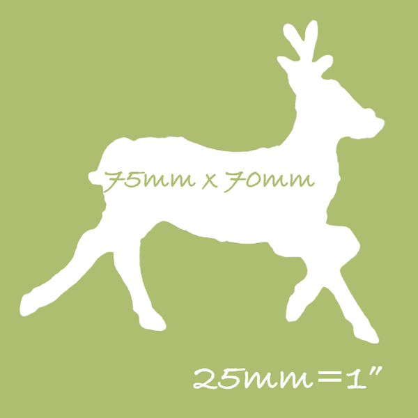 Decorative Christmas reindeer Silicone Mould