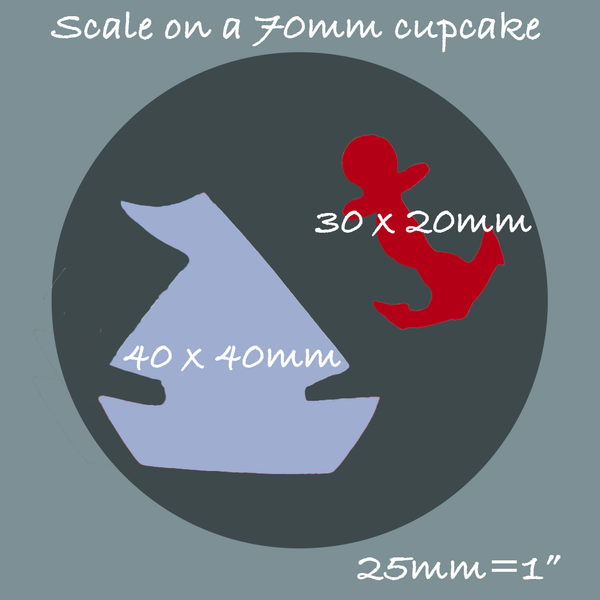 Nautical Yacht & Anchor Silicone Mould