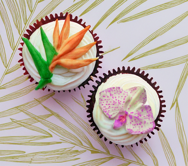 Tropical Flowers, Bird of Paradise & Orchid Silicone Mould