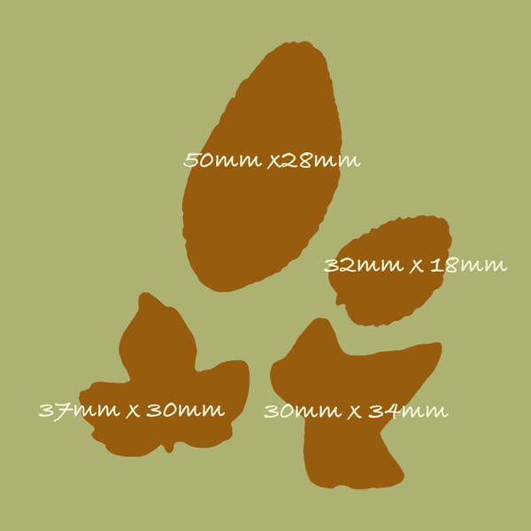Garden Leaves 2 Silicone Mould
