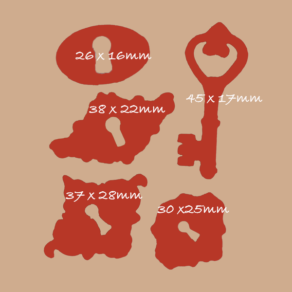 Lock Escutcheons & Key Silicone Mould