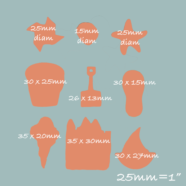Seaside Beach Themed Silicone Mould