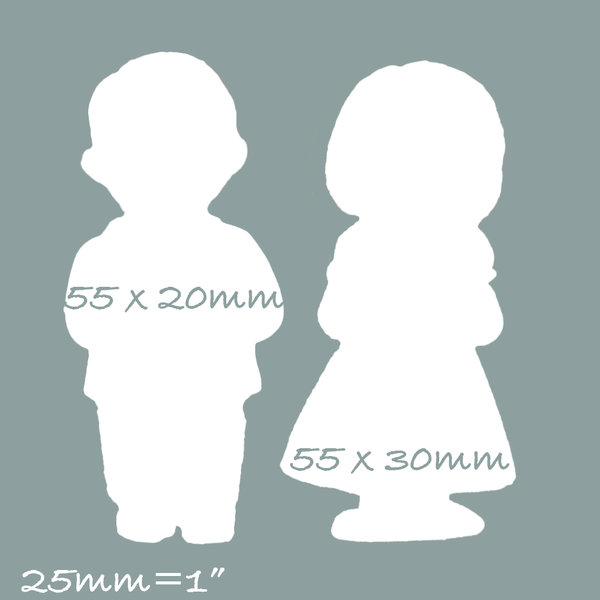 First Holy Communion, Hand Sculpted Praying Children Silicone Mould