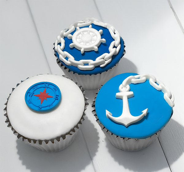 Nautical anchor, chain, compass & ship's wheel Silicone Mould (Copy)