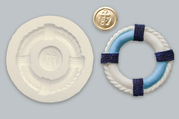  Lifebelt mould - nautical cupcake mold- Ellam Sugarcraft cupcake cake craft Moulds