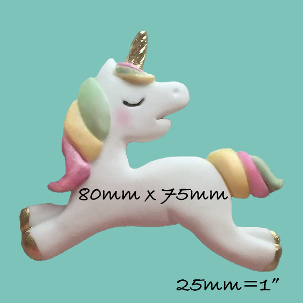 Hand Sculpted Whimsical Baby Unicorn Silicone Mould