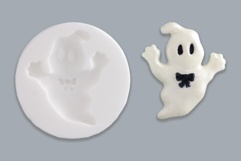 Halloween Ghost Silicone cupcake Mould - Ellam Sugarcraft Moulds
