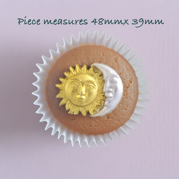 Sun & Moon cupcake Silicone Mould - Ellam Sugarcraft Moulds For Fondant Or Chocolate