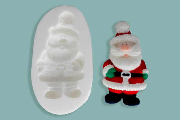 Father Christmas Silicone Mould -Santa craft mould- Ellam Sugarcraft cupcake cake craft Moulds 