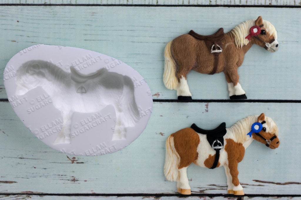 Horse mould - Pony  Mould - Ellam Sugarcraft cupcake cake craft Moulds For Fondant Or Chocolate