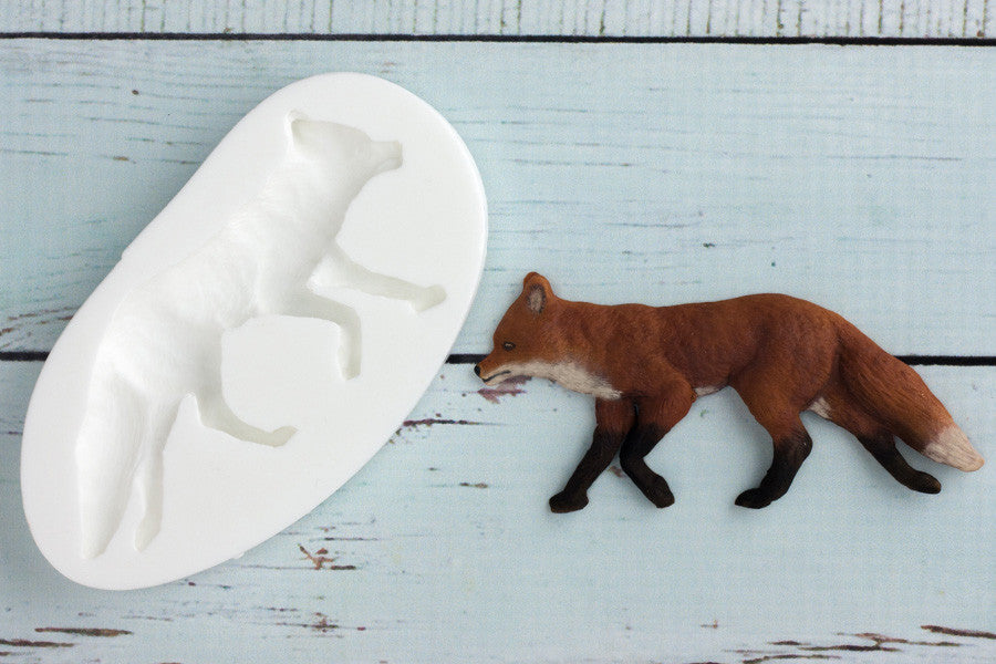 Woodland Fox Silicone Mould - Ellam Sugarcraft Moulds For Fondant Or Chocolate