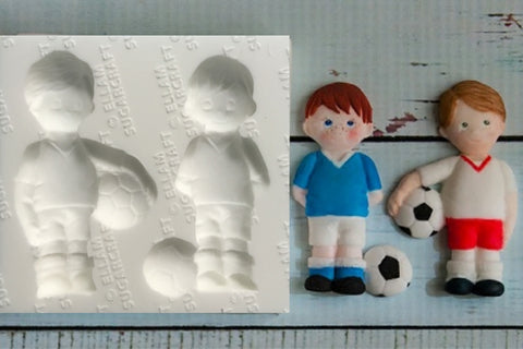  Football Silicone cake cupcake craft Mould - football bonbonnier- Ellam Sugarcraft Moulds For Fondant Or Chocolate