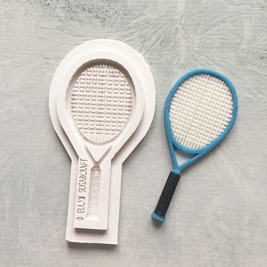 4" Large Tennis Racquet Silicone Mould