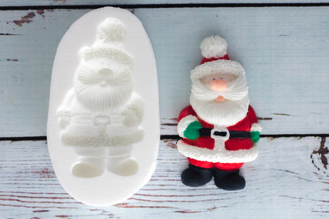 Father Christmas Silicone Mould -Santa craft mould- Ellam Sugarcraft cupcake cake craft Moulds For Fondant Or Chocolate