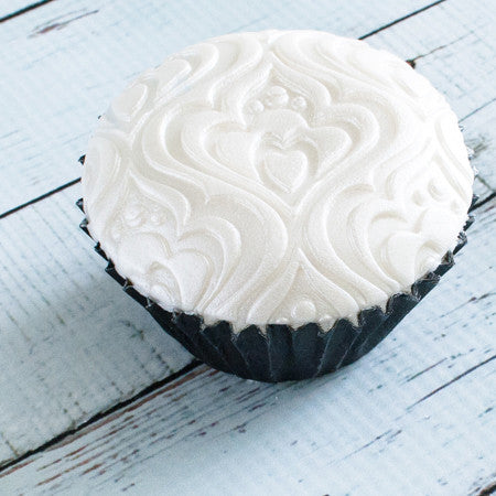 beautiful Art Nouveau embossed Cupcake  - Ellam Sugarcraft Moulds For Fondant Or Chocolate