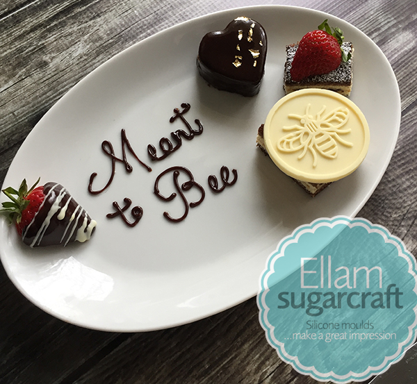 Manchester Bee cupcake topper Silicone Mould 58mm