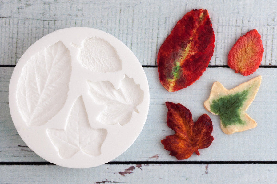 Leaves Silicone cupcake Mould - ivy mould-leaf craft mould-Ellam Sugarcraft Moulds For Fondant Or Chocolate